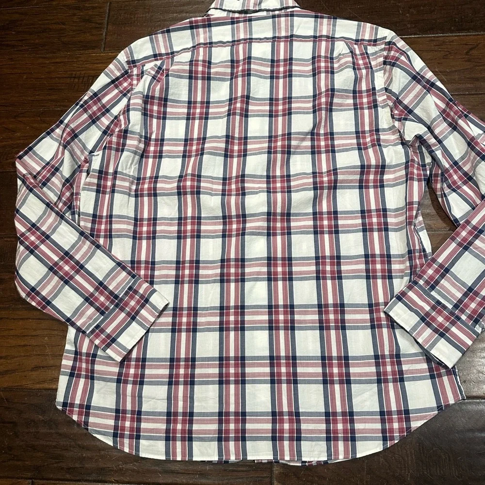 J. Crew Red and‎ Blue Plaid Casual Shirt